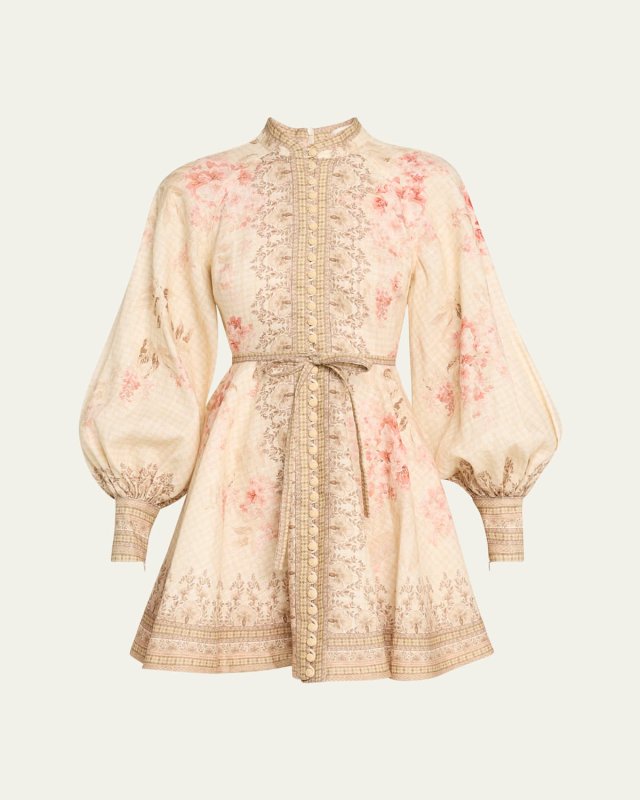 Illuminate Buttoned Mini Dress